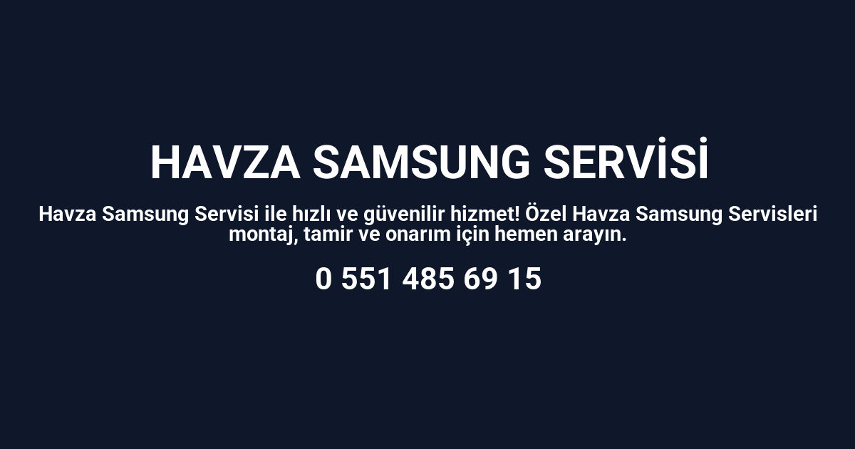 Havza Samsung Servisi